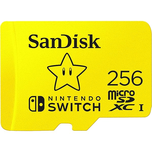 SanDisk 256GB microSDXC-Card, Licensed for Nintendo-Switch - SDSQXAO-256G-GNCZN