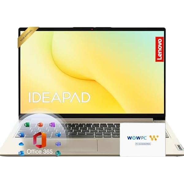 Lenovo IdeaPad 15.6 inch Laptop Computer with Microsoft 365 Home and Business • 36GB RAM • 2TB PCIe SSD • Intel Core • Wi-Fi 6 • 11HR Battery • 1TB Cloud Storage • Windows 11 • WOWPC Recovery USB