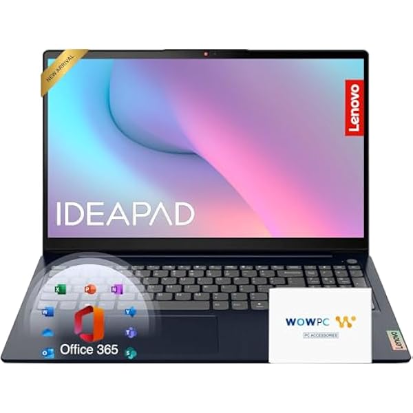Lenovo IdeaPad 15.6 inch Laptop Computer with Microsoft 365 Home and Business • 36GB RAM • 2TB PCIe SSD • Intel Core • Wi-Fi 6 • 1TB Cloud Storage • 11HR Battery • Windows 11 • WOWPC Recovery USB