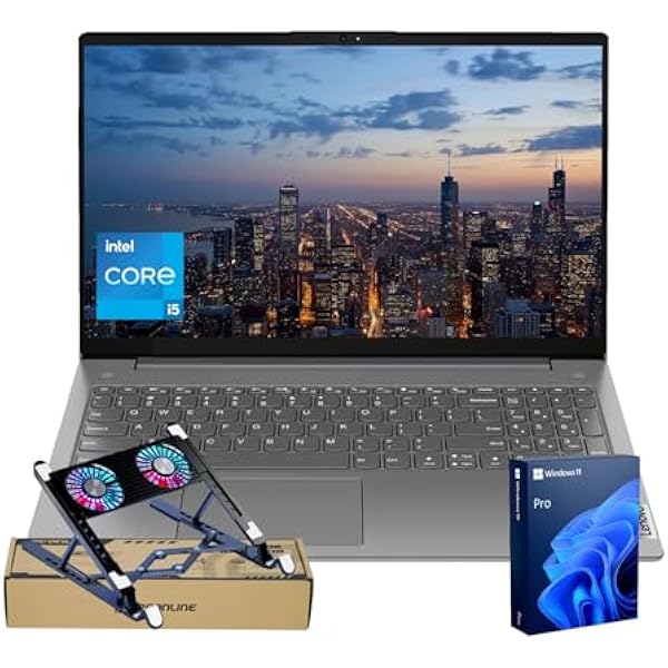 Lenovo V15 Business Laptop, 15.6” 1080p Full HD Display, Octa-Core Intel Core i5-13420H (Beat AMD Ryzen 7 7730U), 40GB RAM, 1TB SSD, Windows 11 Pro, Grey, PCO Laptop Cooler