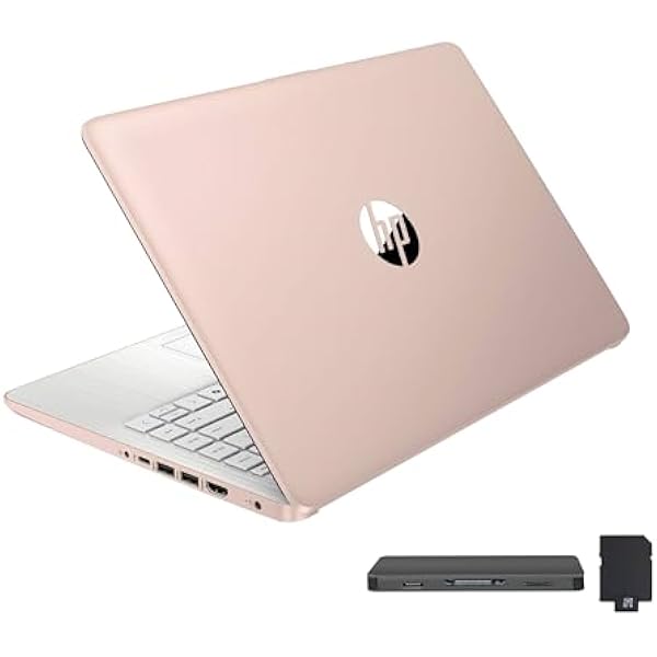 HP Stream 14" HD BrightView Laptop, Intel Celeron N150, 8GB RAM, 288GB Storage (128GB eMMC + 160GB Docking Station Set), Intel UHD Graphics, 720p Webcam, Wi-Fi, 1 Year Office 365, Win 11 S, Gold
