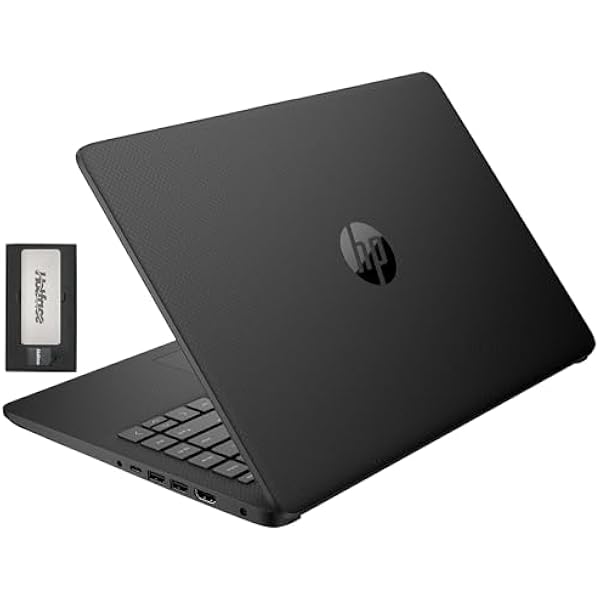 HP Stream 14" HD BrightView Laptop, Intel Celeron N4120, 8GB RAM, 416GB Storage (128GB eMMC + 288GB Docking Station Set), Intel UHD Graphics, 720p Camera, Wi-Fi, 1 Year Office 365, Win 11 S, Black