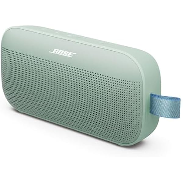 Bose SoundLink Flex Portable Bluetooth Speaker (2nd Gen), Portable Outdoor Speaker with Hi-Fi Audio, Up to 12 Hours Battery Life, Waterproof and Dustproof, Alpine Sage
