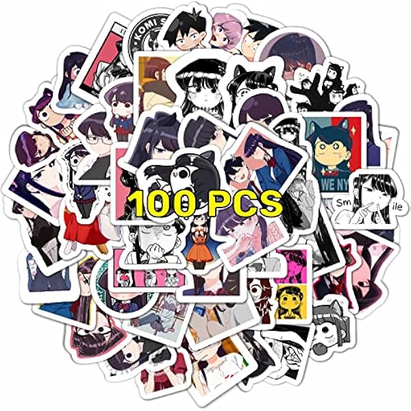 BulbaCraft 100Pcs Anime Stickers, Anime Manga Stickers, Japanese Animation Merch, Japanese Animation Figure