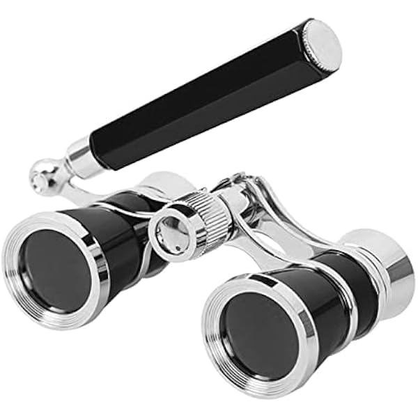 Aroncent Opera Glasses Binoculars 3X25 Mini Compact Binoculars with Handle for Adults Kids Women Vintage Theater Musical Concert