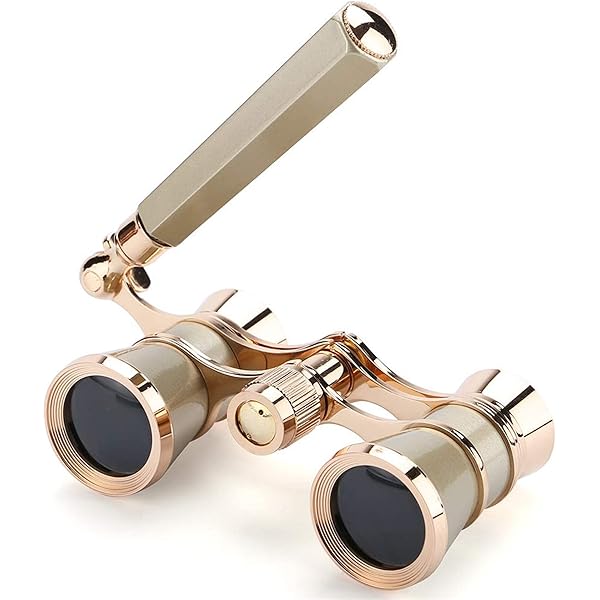 Aroncent Opera Glasses Binoculars 3X25 Theater Glasses Mini Binocular Compact with Handle for Adults Kids Women in Opera Musical Concert