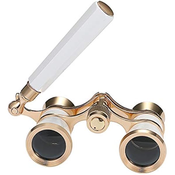 Aroncent Portable Binoculars 3x2.5 Magnification for Theatre Sports Concert Outdoor Camping Color Choice, Base Metal