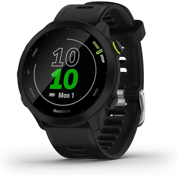 Garmin Forerunner 55, GPS Running Watch with Daily Suggested Workouts, Up to 2 Weeks of Battery Life, Black - 010-02562-00