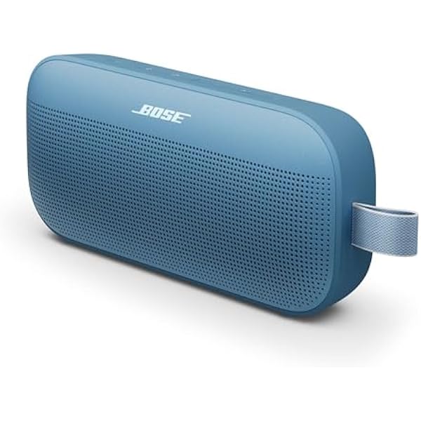 Bose SoundLink Flex Bluetooth Speaker (2nd Gen) - Portable Outdoor Speaker with Hi-Fi Audio, Waterproof and Dustproof, USB-C, Up to 12 Hours Battery Life, Blue Dusk