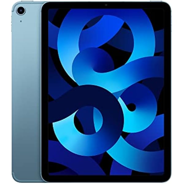 Apple 2022 iPad Air 10.9-inch, Wi-Fi + Cellular, 256GB - Blue (5th Generation) (Renewed)