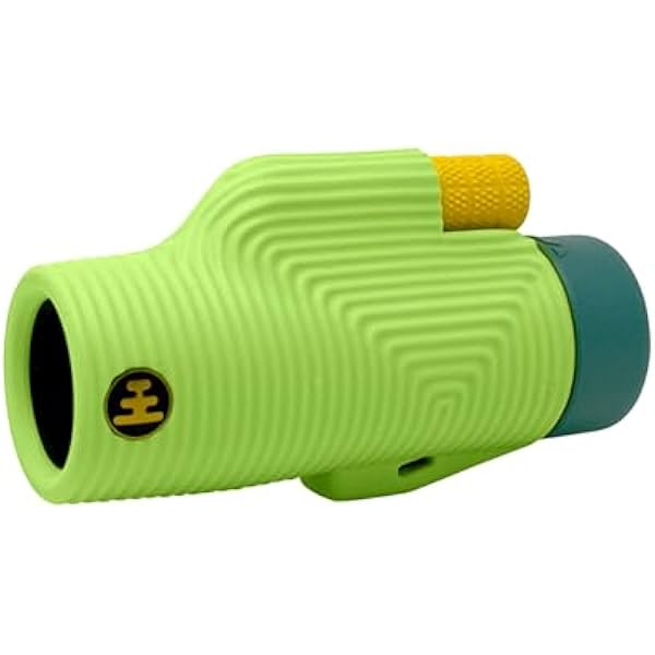 Nocs Provisions Zoom Tube 8x32 Monocular, 8X Magnification Telescope, Bak4 Prism, Wide Field of View for Bird Watching, Backpacking & Wildlife Viewing - Chartreuse Green
