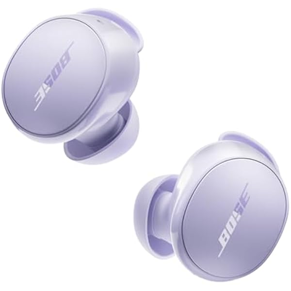 Bose QuietComfort Bluetooth Earbuds, True Wireless Earbuds with Active Noise Cancellation and Mic, Deep Bass, IPX4 Rating, Up to 8.5 Hours of Playtime, Chilled Lilac