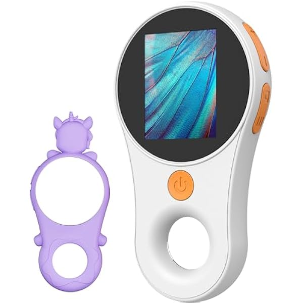 Digital Microscope Handheld 2.0 inch IPS Color Screen,Portable Digital Magnifying Glass 500x,Marco Microscopes,uilt-in 8LED Lights,USB Compatible with PC Windows, Mac OS (Creamy White)