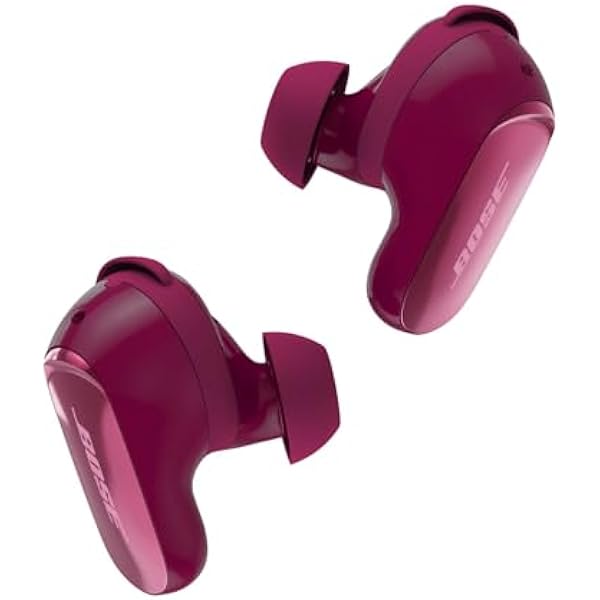 Bose New QuietComfort Ultra Earbuds (2nd Gen) - Wireless Noise Cancelling Earbuds with Mic, Immersive Audio, USB-C Charging, Up to 6 Hours Battery, IPX4 Rating, Deep Plum - Limited Edition Color