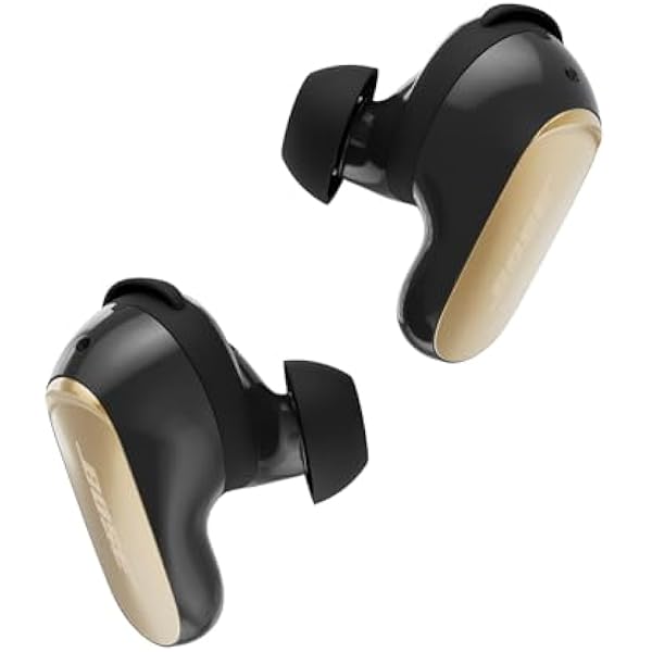 Bose New QuietComfort Ultra Earbuds (2nd Gen) - Wireless Noise Cancelling Earbuds with Mic, Immersive Audio, USB-C Charging, Up to 6 Hours Battery, IPX4 Rating, Desert Gold - Limited Edition Color