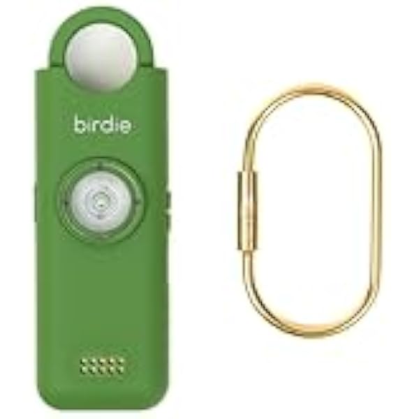 She’s Birdie–The Original Personal Safety Alarm for Women by Women–Loud Siren, Strobe Light and Key Chain in a Variety of Colors (Forest)