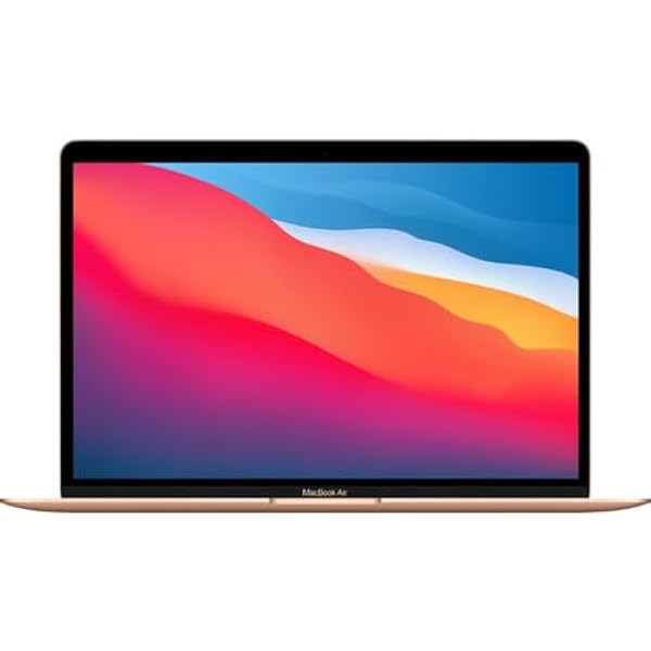 2020 Apple MacBook Air with Apple M1 Chip with 8-Core CPU (13.3-inch, 8GB RAM, 1TB SSD Storage)(QWERTY English) Gold (Renewed)