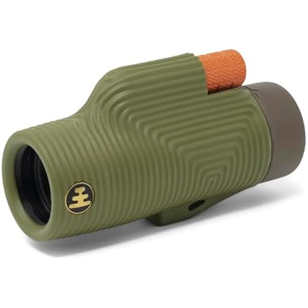 Nocs Provisions Zoom Tube 8x32 Monocular, 8X Magnification Telescope, Bak4 Prism, Wide Field of View for Bird Watching, Backpacking & Wildlife Viewing - Juniper Green II