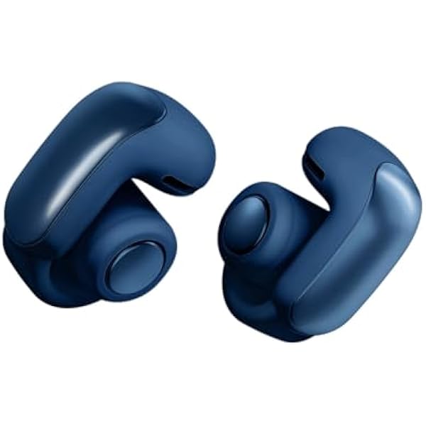 Bose Ultra Open Earbuds - Bluetooth Open Ear Earbuds with OpenAudio for Awareness, Clip-On Design for Comfort, Water Resistant, Up to 48 Hrs of Playtime, Lunar Blue - Limited Edition Color