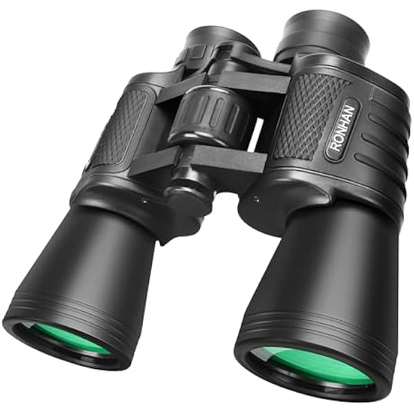 Binoculars for Adults High Powered, 20 x 50 Compact Military HD Large View Binoculars for Bird Watching Travel Hunting Cruise Outdoor Sports with Carrying Case & Strap