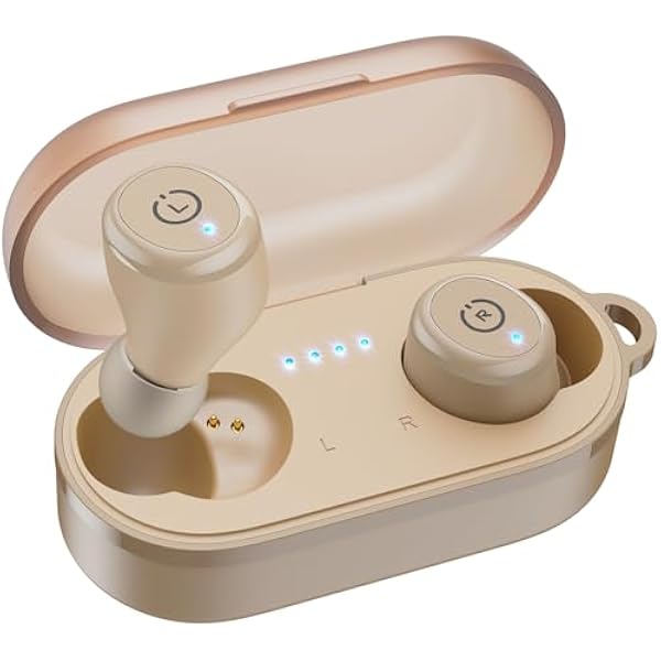 TOZO T10 Wireless Earbuds Bluetooth 5.3 Headphones, App Customize EQ, Ergonomic Design, 55H Playtime, Wireless Charging Case, IPX8 Waterproof Sound in-Ear Headset, New Version