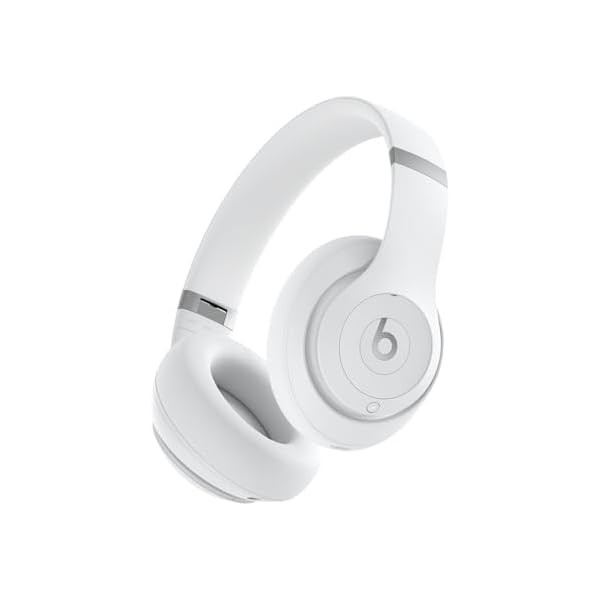 Beats Studio Pro - Premium Wireless Over-Ear Headphones- Up to 40-Hour Battery Life, Active Noise Cancelling, USB-C Lossless Audio, Apple & Android Compatible - Matte White