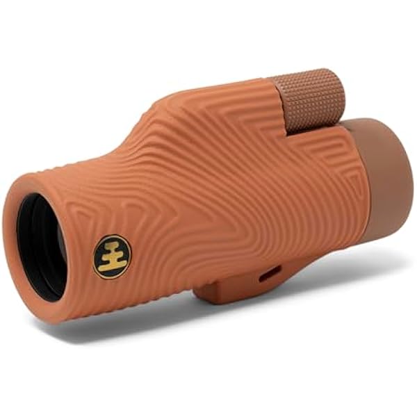 Nocs Provisions Field Tube 10x32 Waterproof Monocular, 10X Magnification Telescope, Bak4 Prism, Wide Field of View for Bird Watching, Backpacking & Wildlife Viewing - Paydirt Brown
