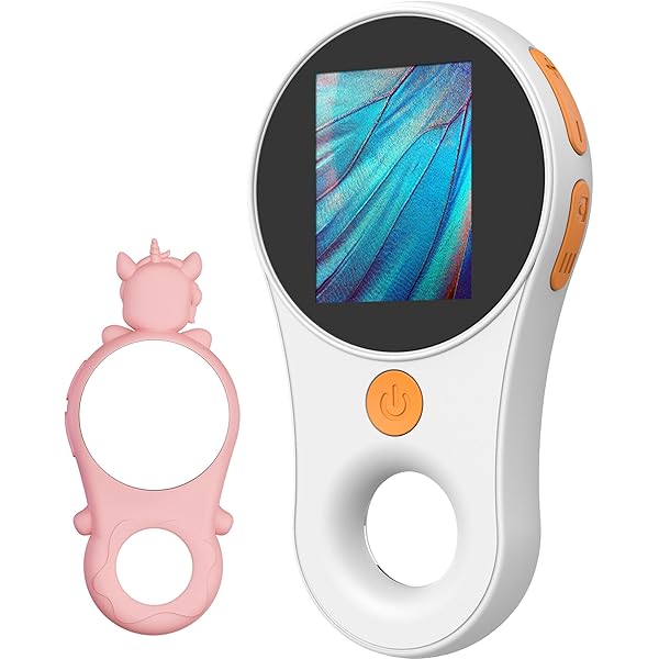 Digital Microscope Handheld 2.0 inch IPS Color Screen,Portable Digital Magnifying Glass 500x,Marco Microscopes,uilt-in 8LED Lights,USB Compatible with PC Windows, Mac OS (Pearl White)