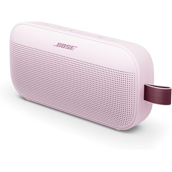 Bose SoundLink Flex Bluetooth Speaker (2nd Gen) - Portable Outdoor Speaker with Hi-Fi Audio, Waterproof and Dustproof, USB-C, Up to 12 Hours Battery Life, Petal Pink - Limited Edition Color