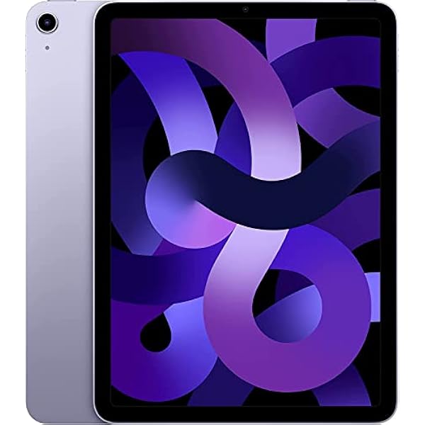 Apple Early 2022 iPad Air, 10.9-inch, Wi Fi, 64GB, Purple (Renewed)