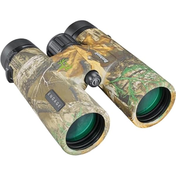 Bushnell Engage X 10x42mm Binoculars, IPX7 Waterproof and Lightweight Binoculars for Hunting, Travel, and Camping