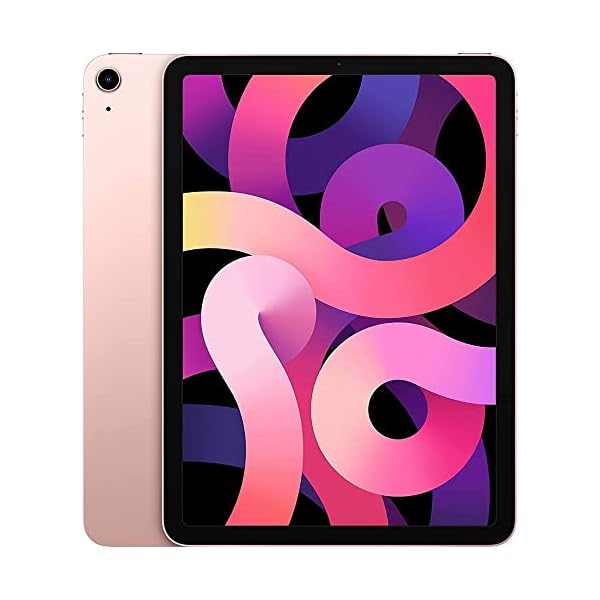Apple iPad Air (10.9-inch, Wi-Fi + Cellular, 256GB) - Rose Gold (Latest Model, 4th Generation) (Renewed)