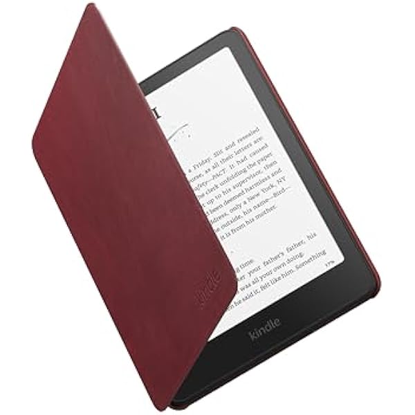Amazon Kindle Paperwhite and Kindle Colorsoft Case, Lightweight and Foldable Protective Cover - Premium Leather
