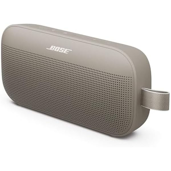 Bose SoundLink Flex Bluetooth Speaker (2nd Gen) - Portable Outdoor Speaker with Hi-Fi Audio, Waterproof and Dustproof, USB-C, Up to 12 Hours Battery Life, Sandstone