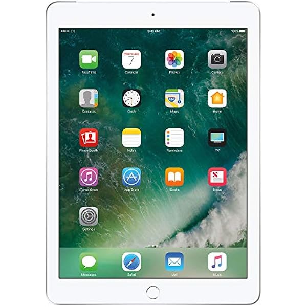 (Renewed) Apple 2017 iPad 9.7-inch, WiFi + Cellular, 32GB - Silver