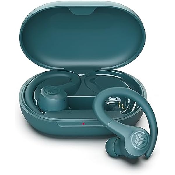 JLab Go Air Sport, Wireless Workout Earbuds, Teal, Featuring C3 Clear Calling, Secure Earhook Sport Design, 32+ Hour Bluetooth Playtime, and 3 EQ Sound Settings