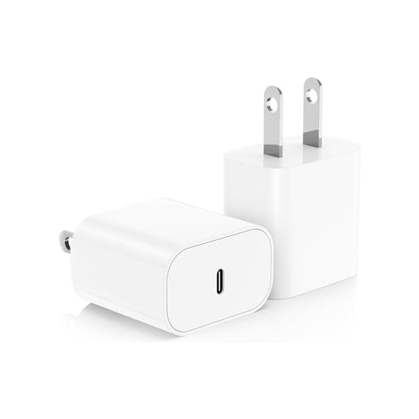 iPhone Fast USB C Charger Block, 20W PD Type C Charging Power Adapter Cube Brick Box, iPhone Wall Charger Plug for Apple iPhone 17 Pro Max/17 Air/17/16 Pro/16 Plus/15/15 Pro/14 Plus/13/12 Mini/11/iPad