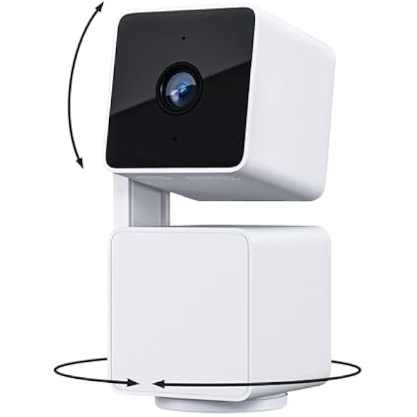 WYZE Cam Pan v3, Motorized Pan-Tilt AI Indoor Cameras for Home Security,IP65-Rated Outdoor Camera, Baby Monitor & Pet Camera, Vibrant Color Night Vision, No Subscription Required, Free Expert Help