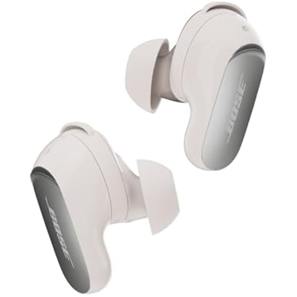 Bose New QuietComfort Ultra Earbuds (2nd Gen) - Wireless Noise Cancelling Earbuds with Mic, Immersive Audio, USB-C Charging, Up to 6 Hours Battery, IPX4 Rating, White Smoke