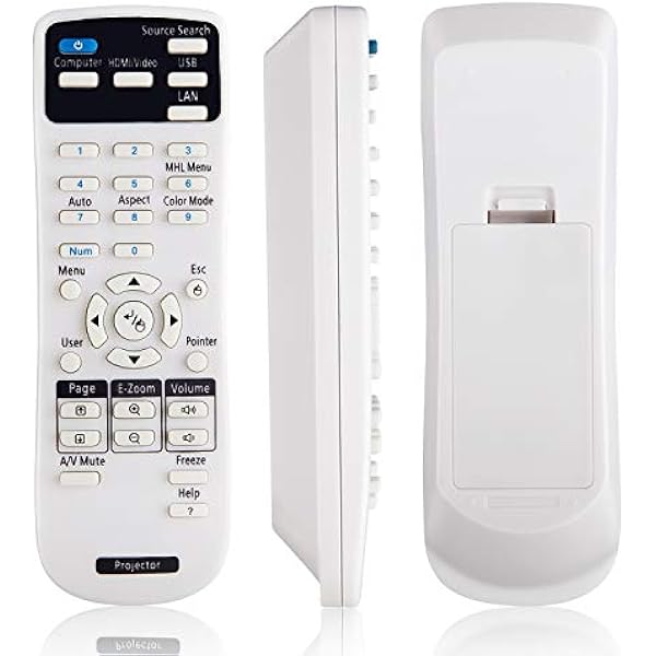 Projector Remote Control for Epson Projectors Home Cinema EB EMP EX VS H BrightLink Powerlite Series
