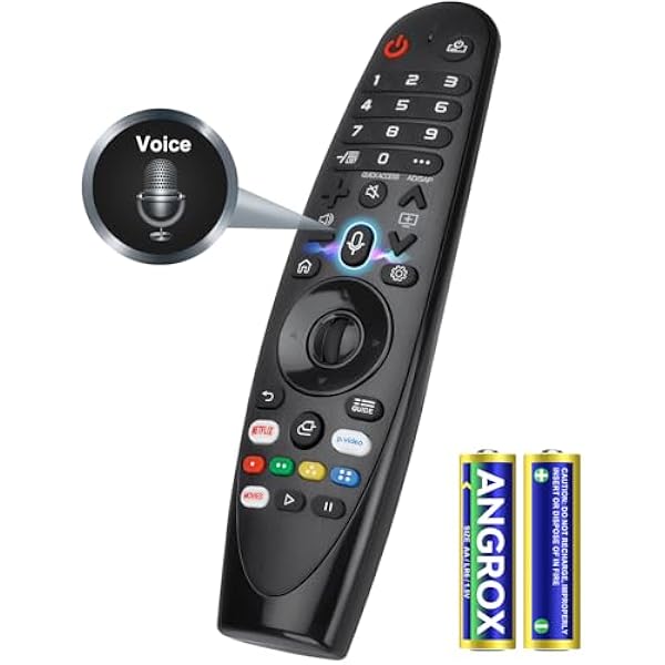 Voice Magic Remote for LG-TV-Remote Control Replacement, AKB75855501 AN-MR20GA MR19BA MR18BA MR650A with Battery, with Voice Recognition and Pointer Function