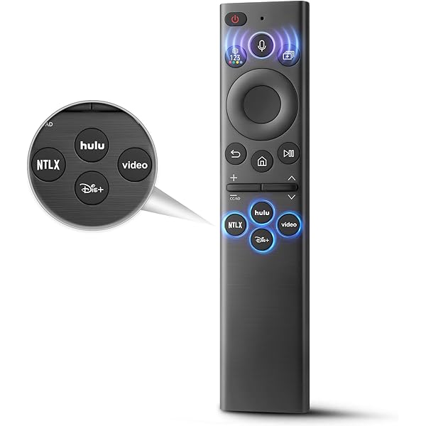 Voice Remote for Samsung-TV-Remote Replacement, Universal for 2019-2024 Samsung Smart TV Remote Control with Voice Control.No Solarcell.2-Year Warranty.