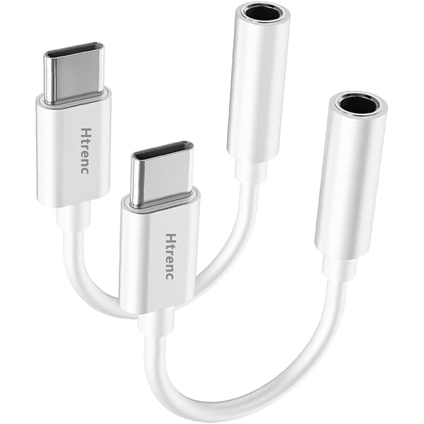 USB C to 3.5mm Headphone Jack Adapter for iPhone17/ iPhone 16/16 Pro/15/15 Pro/Pro Max/Plus, Type C Aux Audio Dongle Cable Cord Compatible with iPad, Samsung Galaxy S23/S23/S22/S21, MacBook（2 Pack）