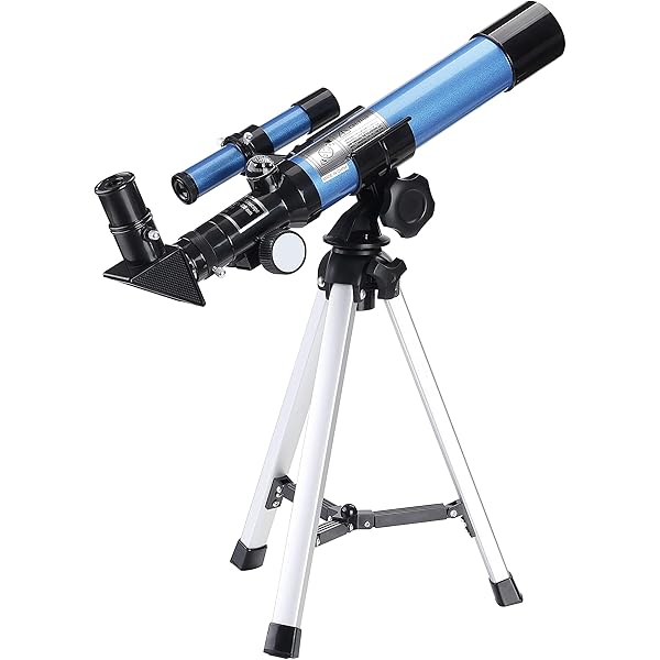 AOMEKIE Telescopes 40/400 with Tabletop Tripod 2 Eyepieces Portable Telescopes for Astronomy Beginners with Finderscope and Compass,Space, Gifts