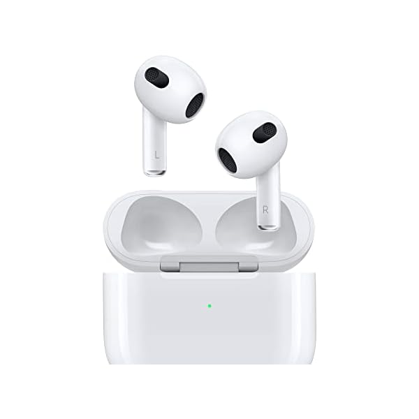 Apple AirPods with Lightning Charging Case (3rd Generation) White (Renewed Premium)