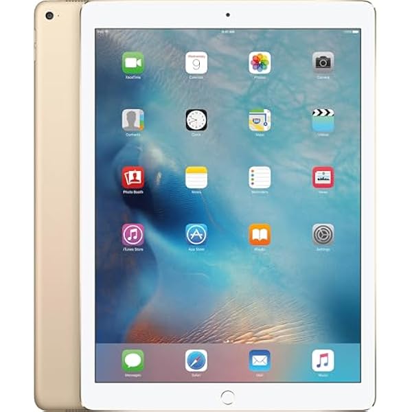 (Renewed) Apple iPad Pro (128GB, Wi-Fi, Gold) 12.9in Tablet
