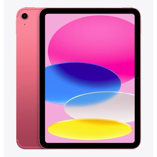 2025 Apple iPad (11-inch, Wi-Fi + Cellular, 128GB) - Pink (Renewed Premium)