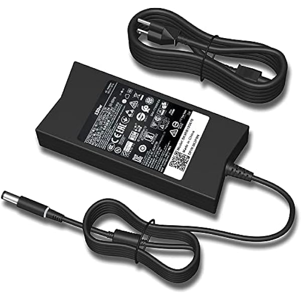 SLE-TECH 130W AC Adapter Compatible with Dell Inspiron 7559 & XPS 15(L502x) 17(L702x) PA-4E DA130PE1-00 JU012 CM161