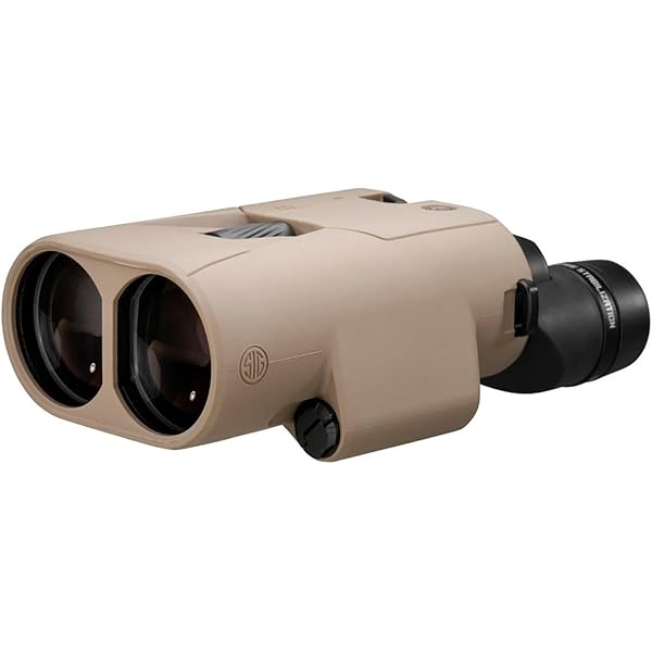 SIG SAUER ZULU6 HDX PRO 14x50mm Waterproof Fogproof Durable FDE Image Stabilized Hunting Binoculars, Multicoated Anti-Glare Lenses, Up to 40 Hours Runtine, Carrying Case & Carrying Strap Included