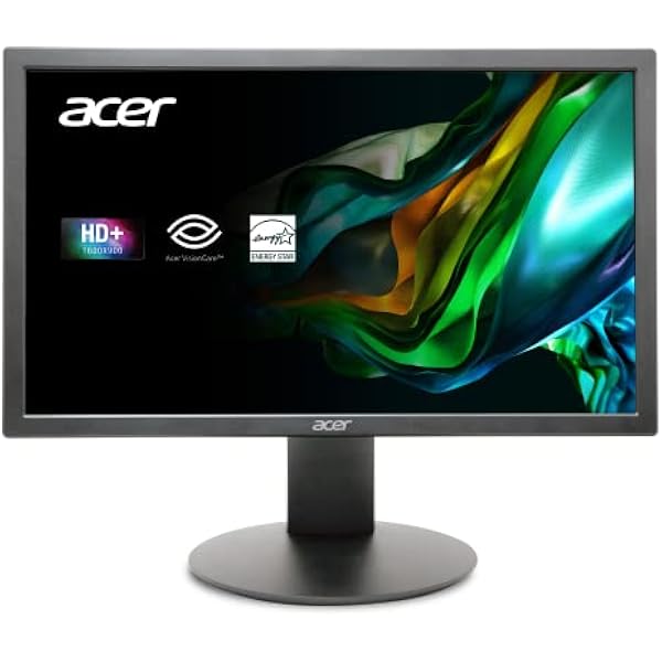 Acer K202Q bi 19.5-inch Professional HD+ (1600 x 900) Monitor, 75Hz Refresh Rate, VESA Mountable, VisionCare Technologies, BlueLight Filter & Flickerless Technology (HDMI Port & VGA Port),Black